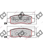 DJ PARTS - BP1766 - Торм.колодки djparts bp1766 ( trw gdb3376)